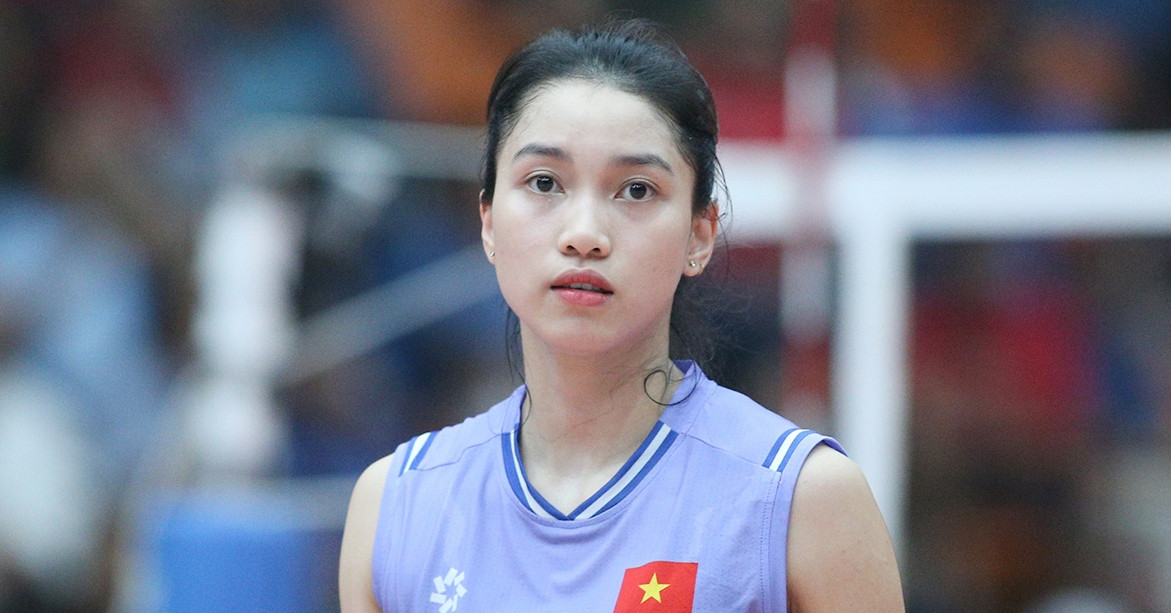 Ngắm vẻ đẹp nàng thơ Nguyễn Thị Phương ở bóng chuyền VTV Cup