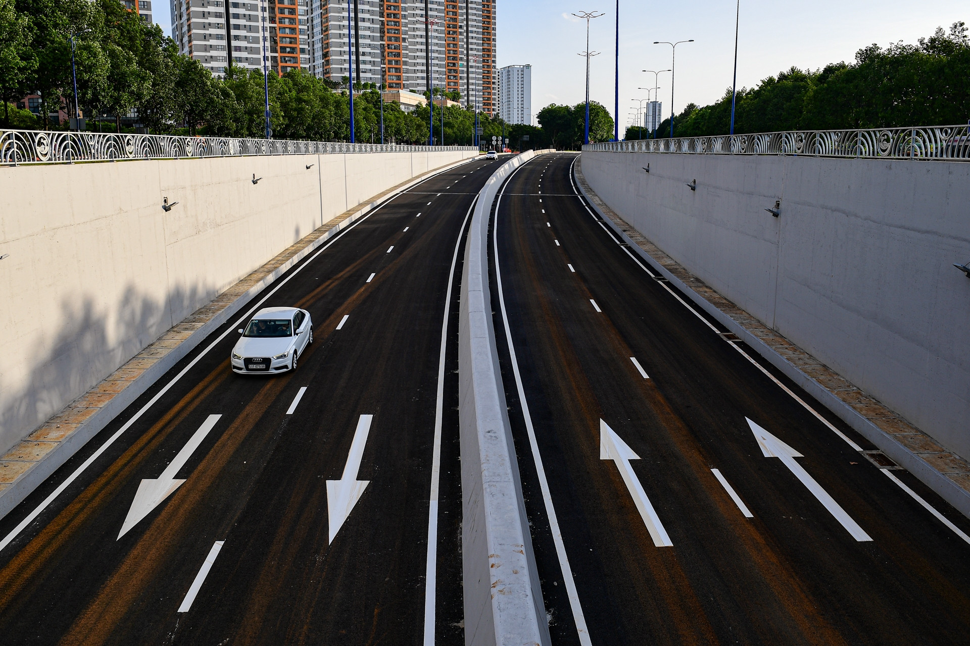 Thông xe hầm chui dự án nút giao lớn nhất TPHCM