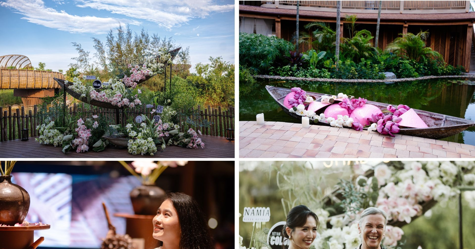 Triển lãm Shades of Lotus tôn vinh sen Việt tại Namia River Retreat