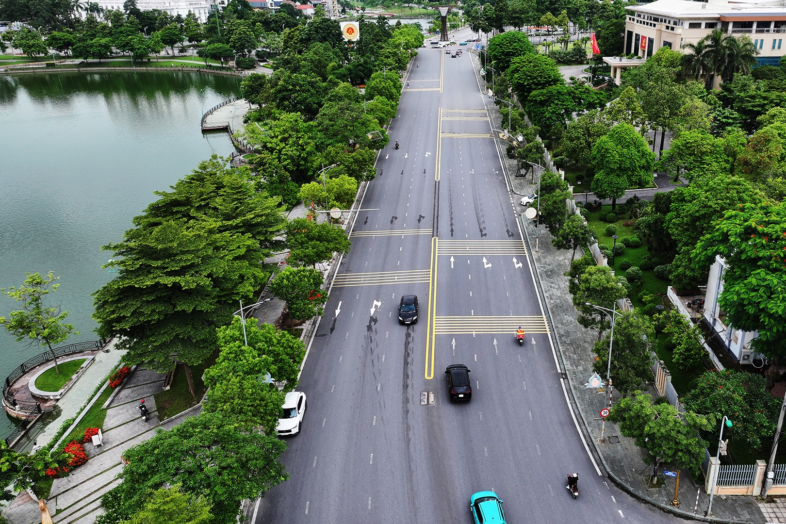 Thay đổi bất ngờ tại đoạn đường rộng 35m bị giới hạn tốc độ 30km/h