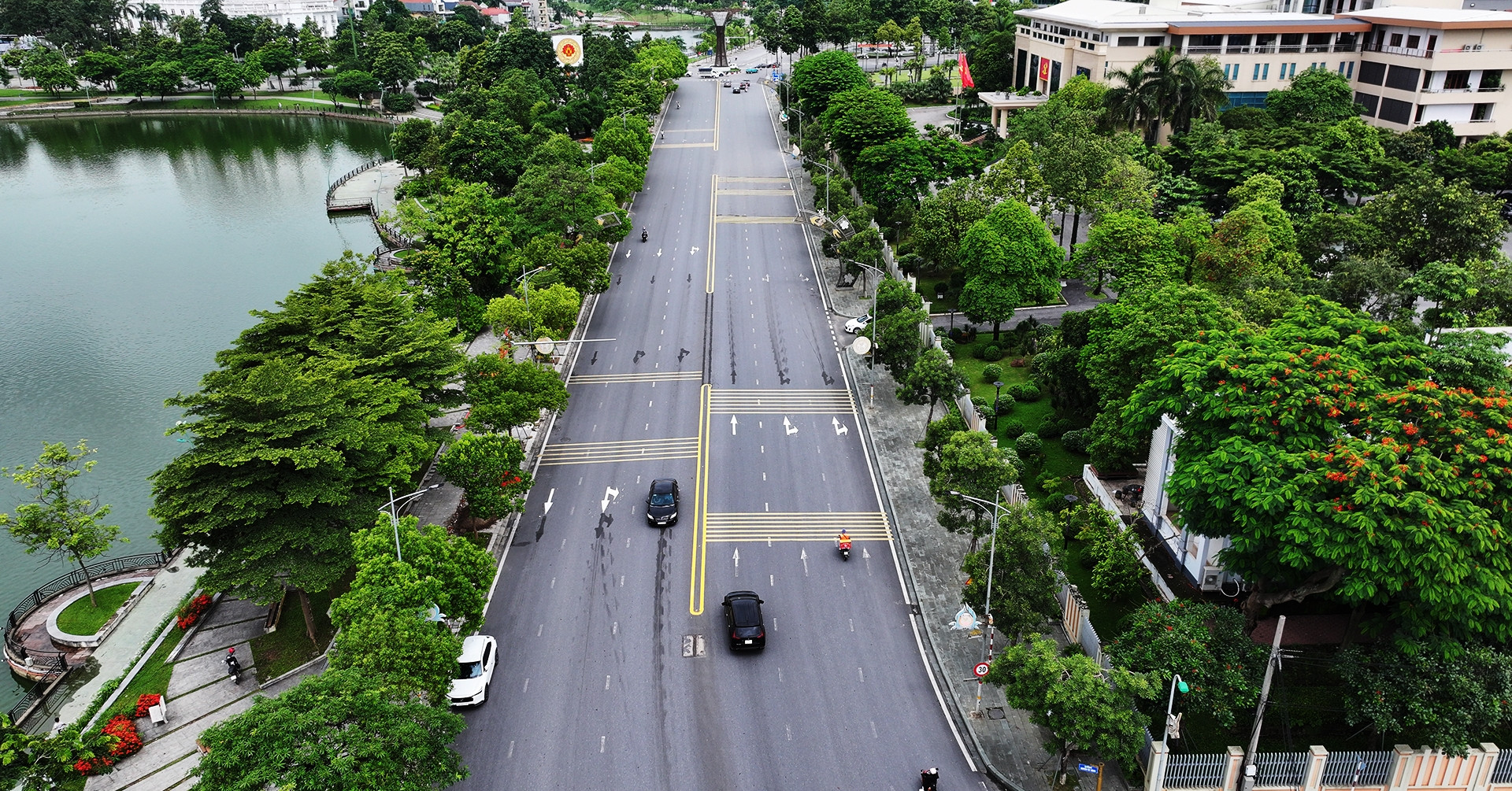 Thay đổi bất ngờ tại đoạn đường rộng 35m bị giới hạn tốc độ 30km/h