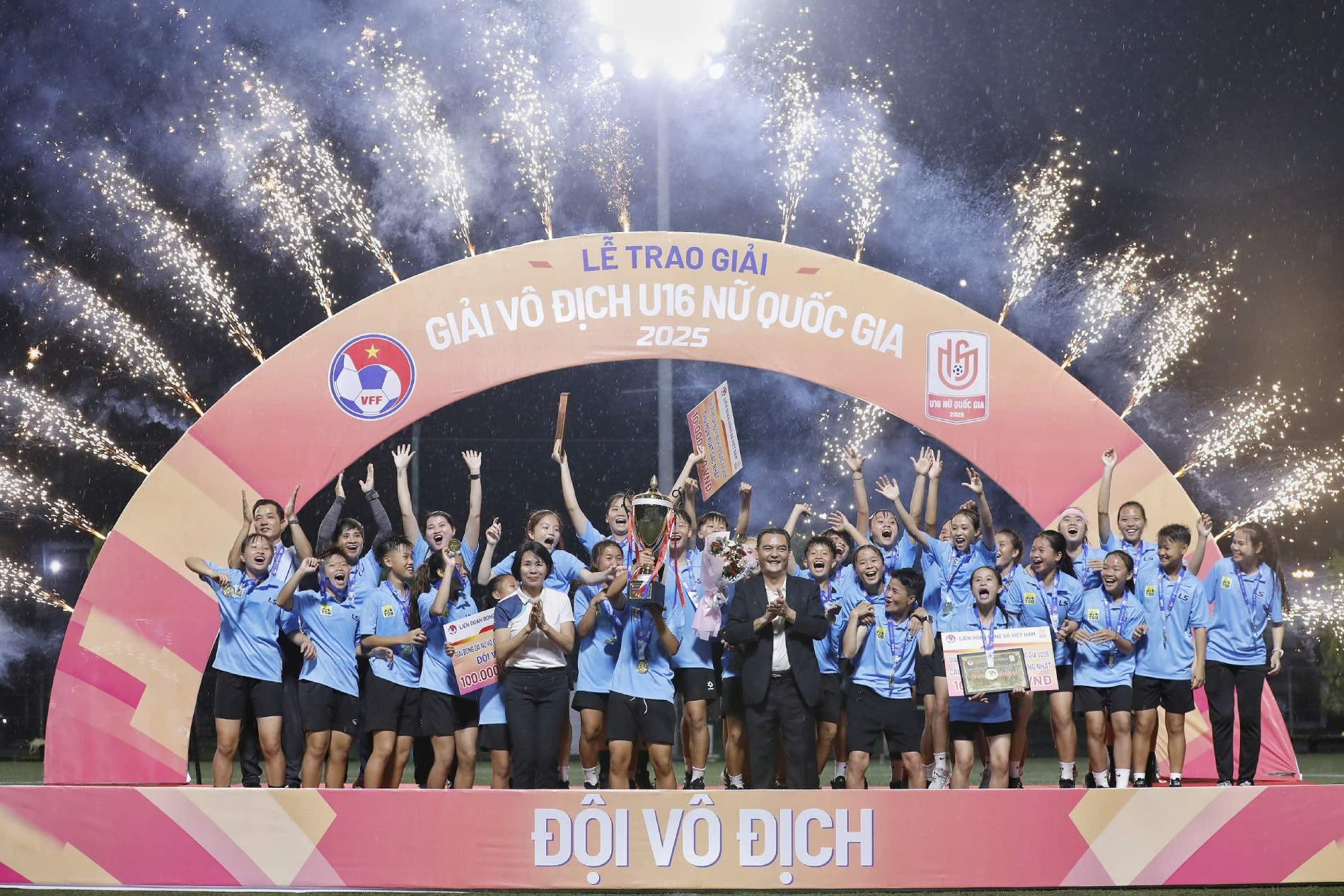 Hà Nội bảo vệ thành công chức vô địch U16 nữ quốc gia