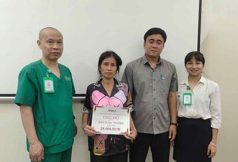 Bạn đọc giúp đỡ em Đào Xuân Trường bị nhiễm trùng nặng hơn 28 triệu đồng