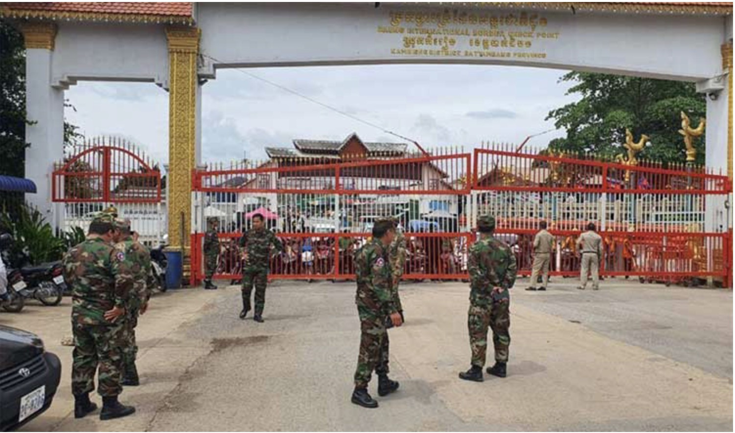 Cửa khẩu Campuchia - Thái Lan. Ảnh: Khmer Times