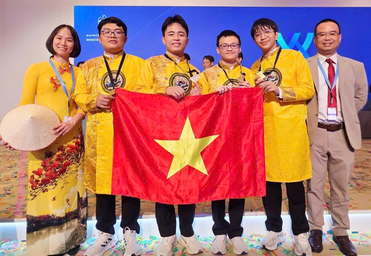Lần đầu tiên Việt Nam giành tới 4 Huy chương Vàng Olympic Hóa học quốc tế