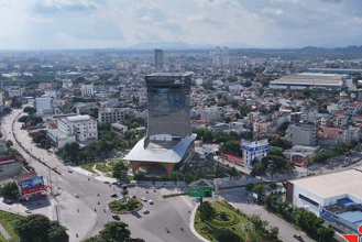 Cận cảnh tòa nhà nơi đặt trụ sở Báo và PTTH Phú Thọ