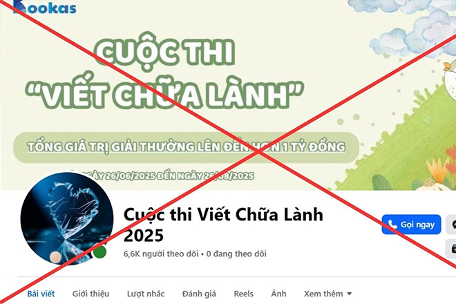 Dừng cuộc thi 'Viết chữa lành', BTC báo công an vì bị giả mạo lừa đảo