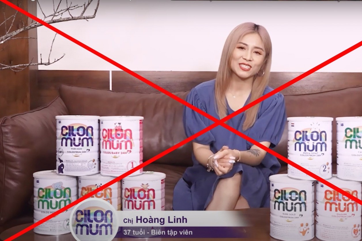 MC Hoàng Linh bị phạt 107,5 triệu đồng vì quảng cáo sữa giả