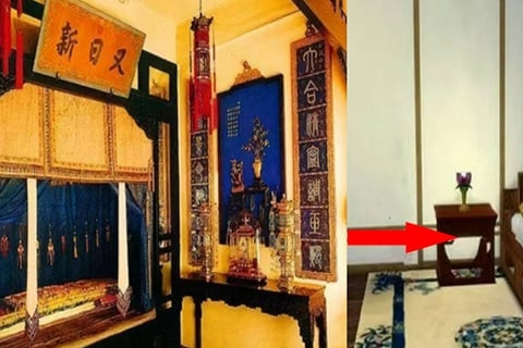 Nắm cả thiên hạ, giường và phòng ngủ của hoàng đế lại khiêm tốn lạ thường
