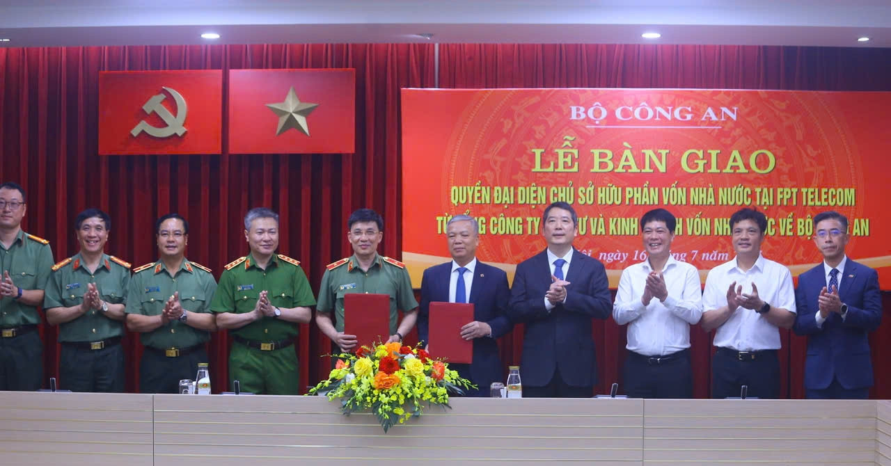 Bộ Công an tiếp nhận quyền đại diện chủ sở hữu vốn Nhà nước tại FPT Telecom