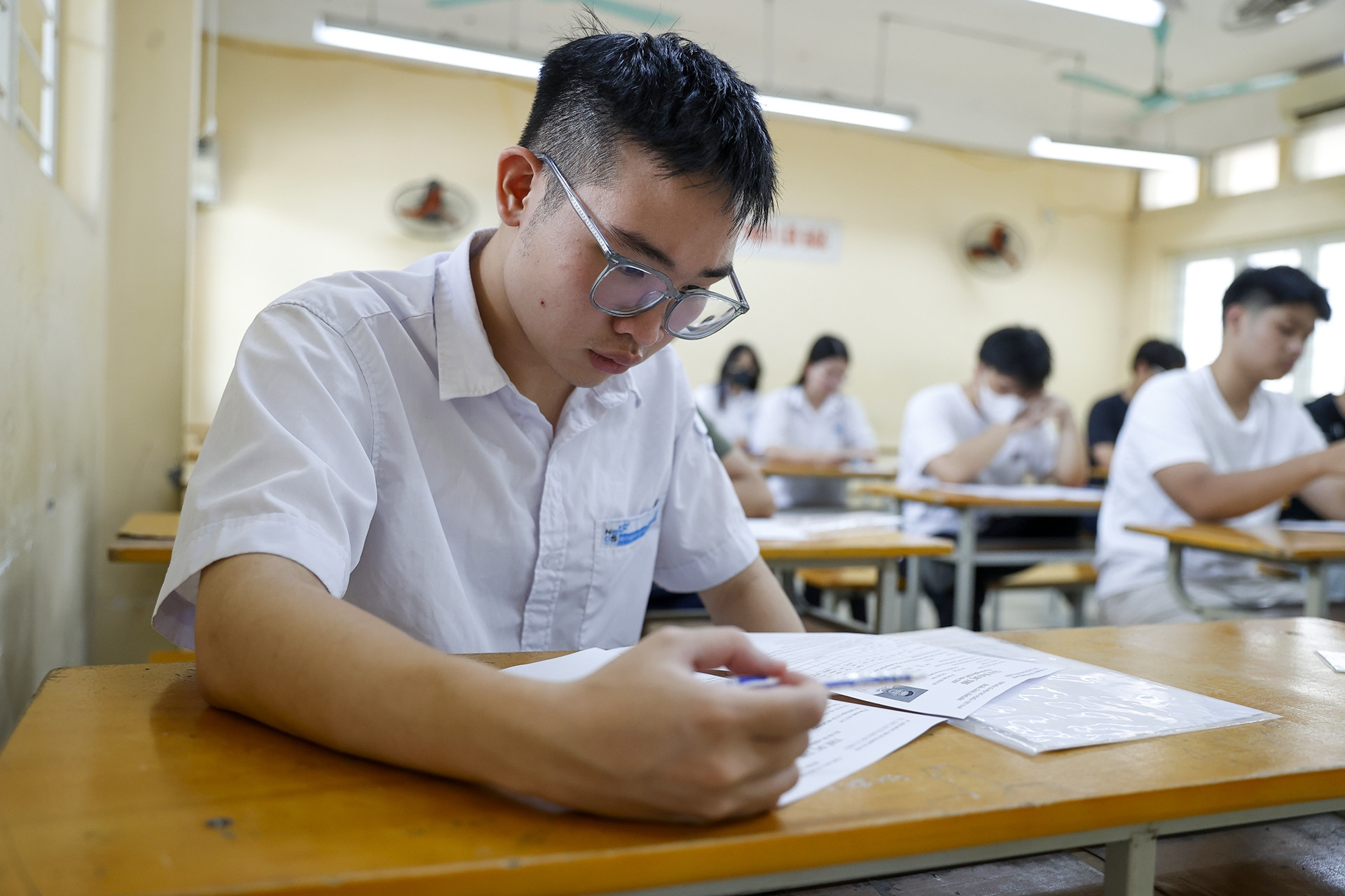 5/34 tỉnh thành có điểm trung bình thi tốt nghiệp THPT môn Toán 2025 trên 5