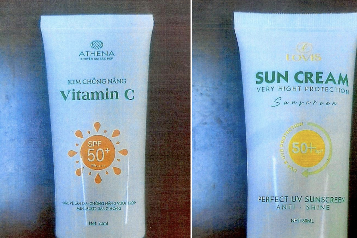 Bộ Y tế yêu cầu thu hồi trên toàn quốc 2 loại kem chống nắng giả