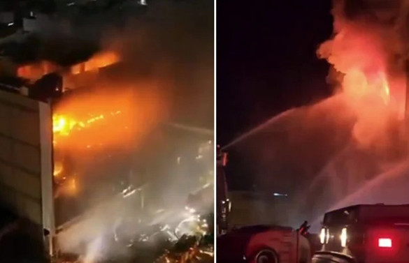 Video hỏa hoạn bao trùm trung tâm thương mại, hơn 60 người tử vong