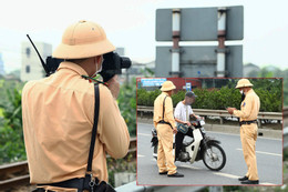 Cục CSGT đề xuất sơn 'tốc độ tối đa cho phép' lên mặt đường