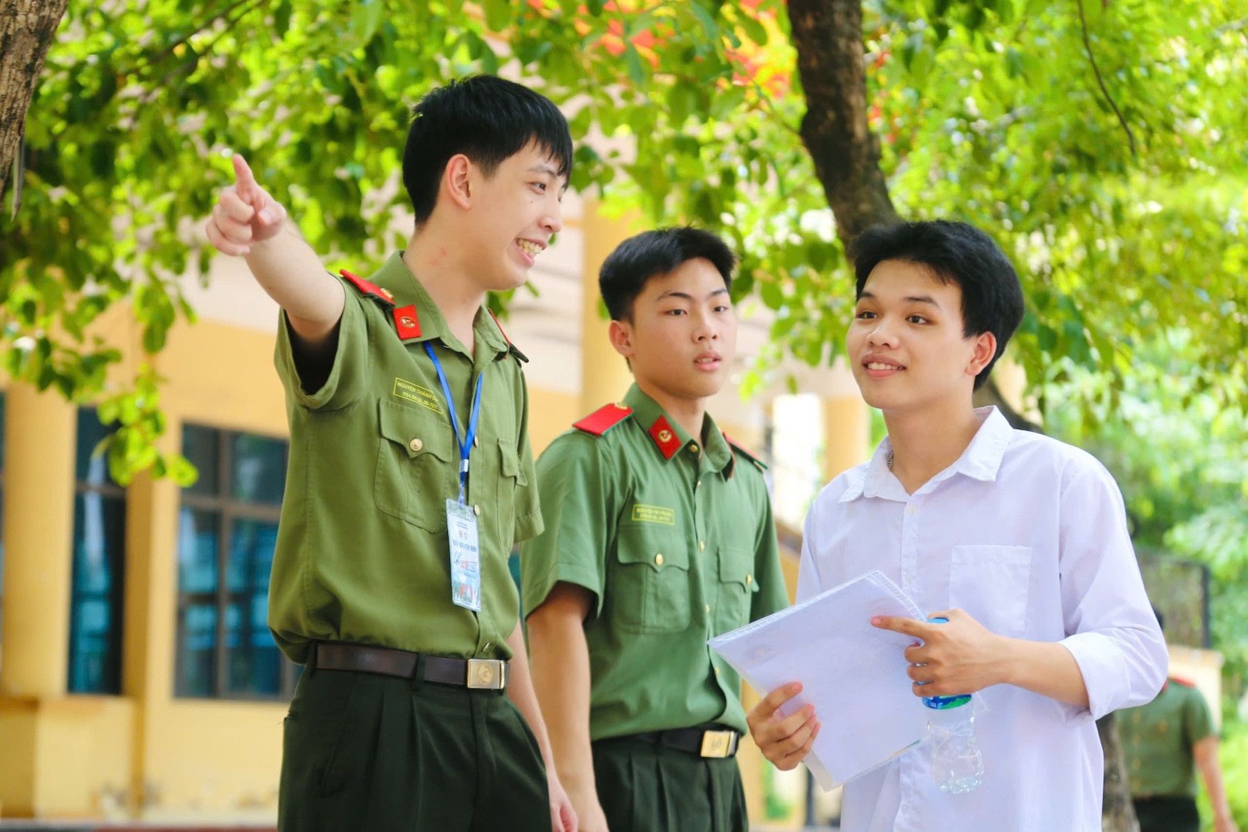 Loạt trường công an công bố điểm thi đánh giá năng lực