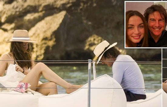 Tom Cruise và bạn gái sexy kém 26 tuổi tình tứ trên du thuyền