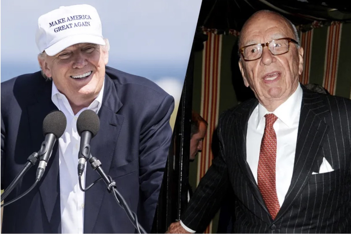 Trump and murdoch. Shutterstock