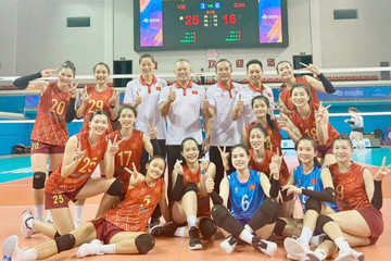 Tuyển bóng chuyền nữ Việt Nam xếp thứ 4 giải Thượng Hải 2025