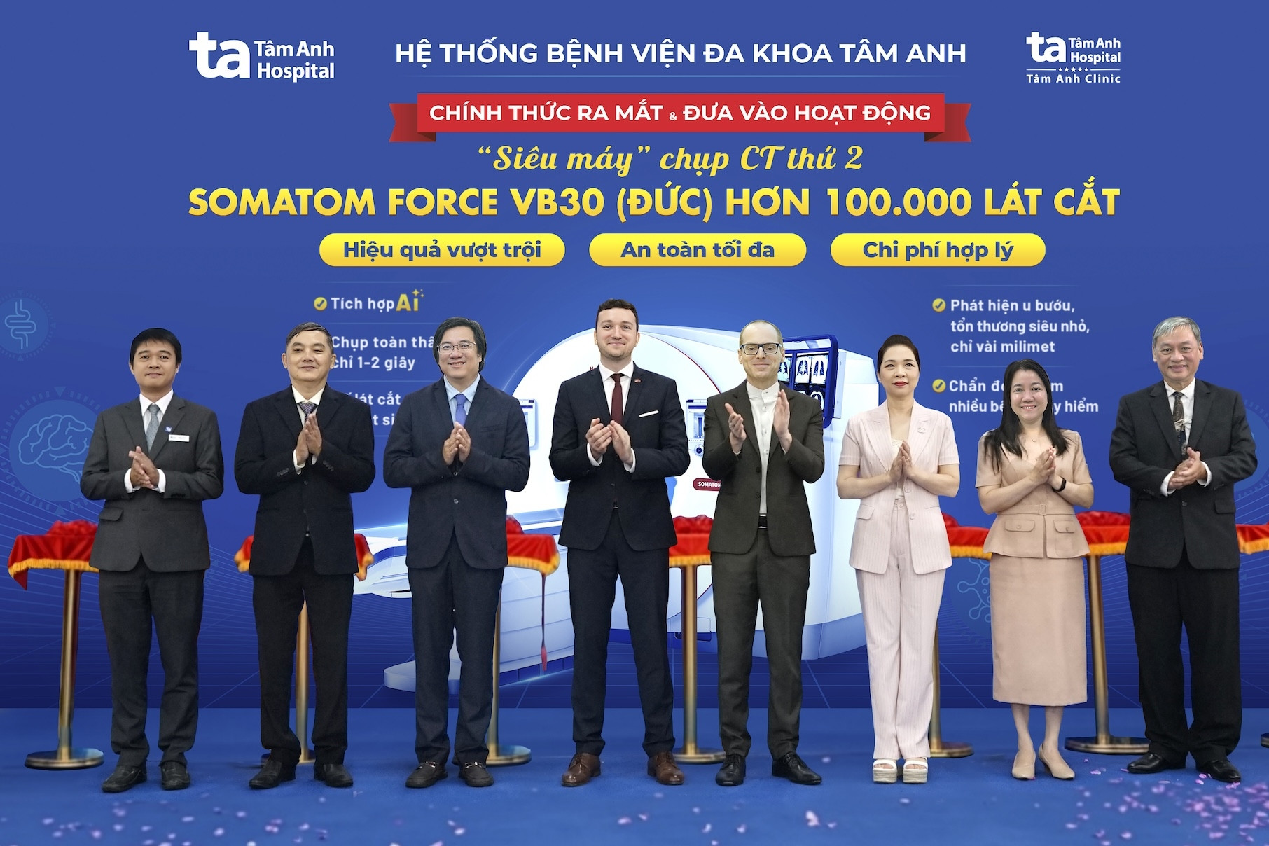 Bệnh viện Đa khoa Tâm Anh vận hành ‘siêu máy CT’ chào đón 'siêu đô thị' TP.HCM