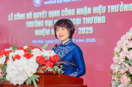 PGS.TS Phạm Thu Hương chia sẻ khát vọng đưa Ngoại thương thành ĐH hàng đầu châu Á