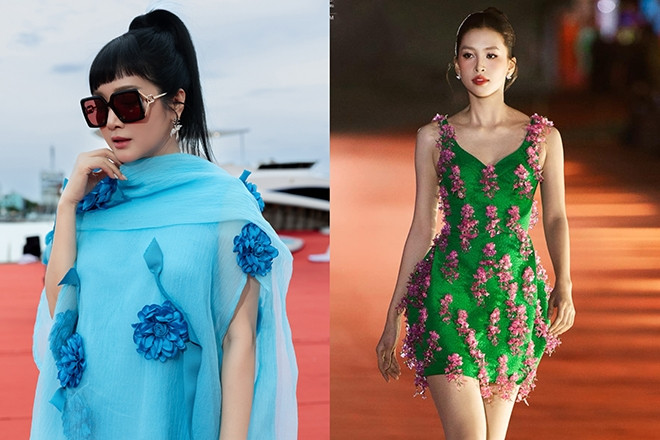 Hoa hậu Giáng My trẻ đẹp 'quên tuổi', Tiểu Vy gợi cảm khi làm vedette