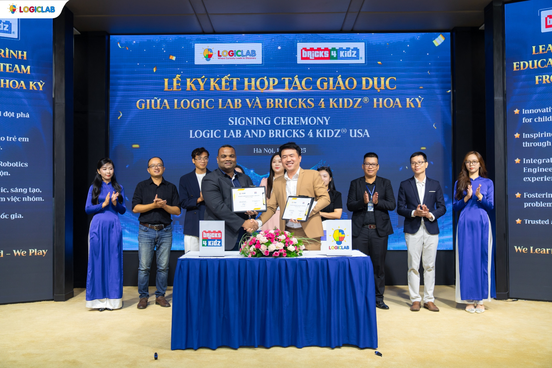 Logic Lab hợp tác Bricks 4 Kidz đưa tri thức quốc tế đến trẻ em Việt