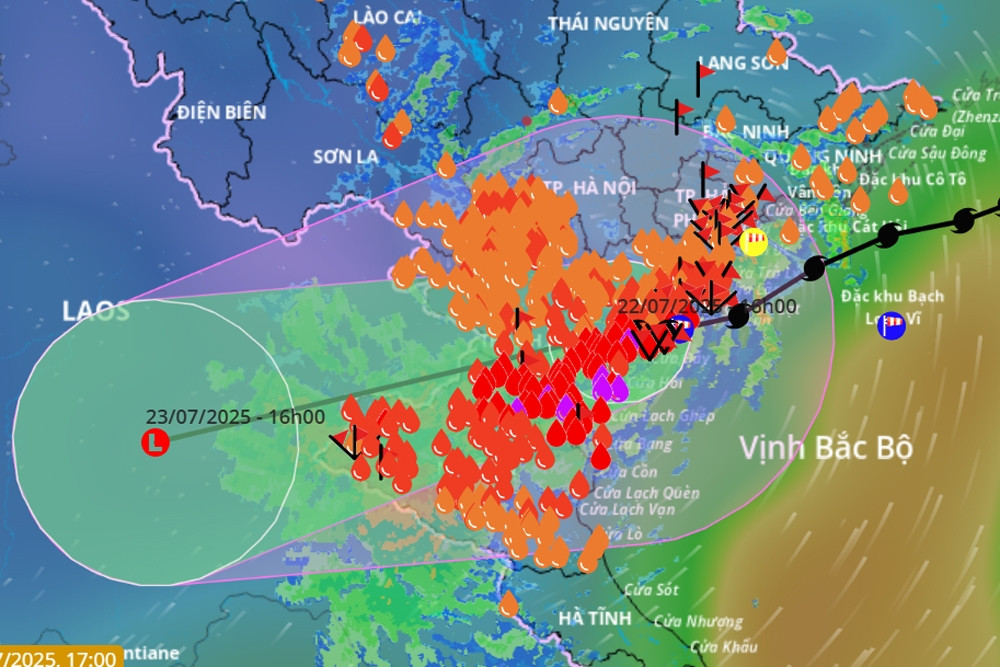 Tin mới nhất về bão số 3 Wipha: Suy yếu thành ATNĐ, khu vực nào còn mưa rất lớn?