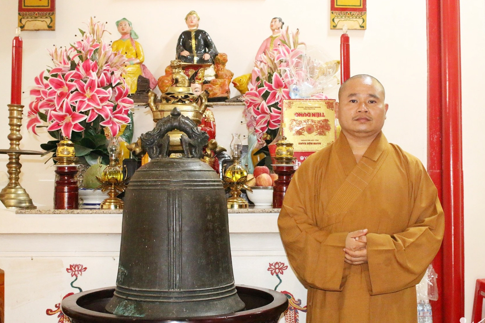 Điều chưa biết về chiếc chuông cổ gần 200 tuổi ở Tổ đình Bác Ái