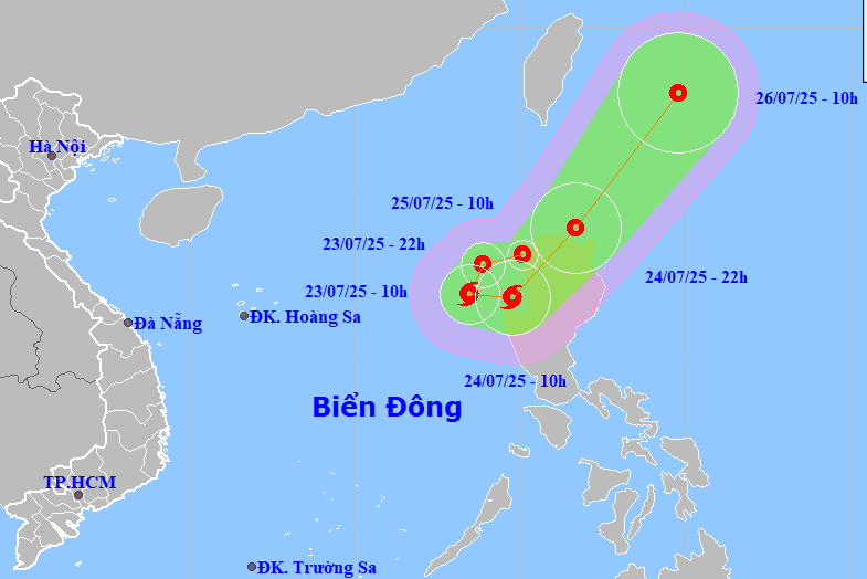 Xuất hiện áp thấp nhiệt đới mới gần Biển Đông, khả năng mạnh lên thành bão