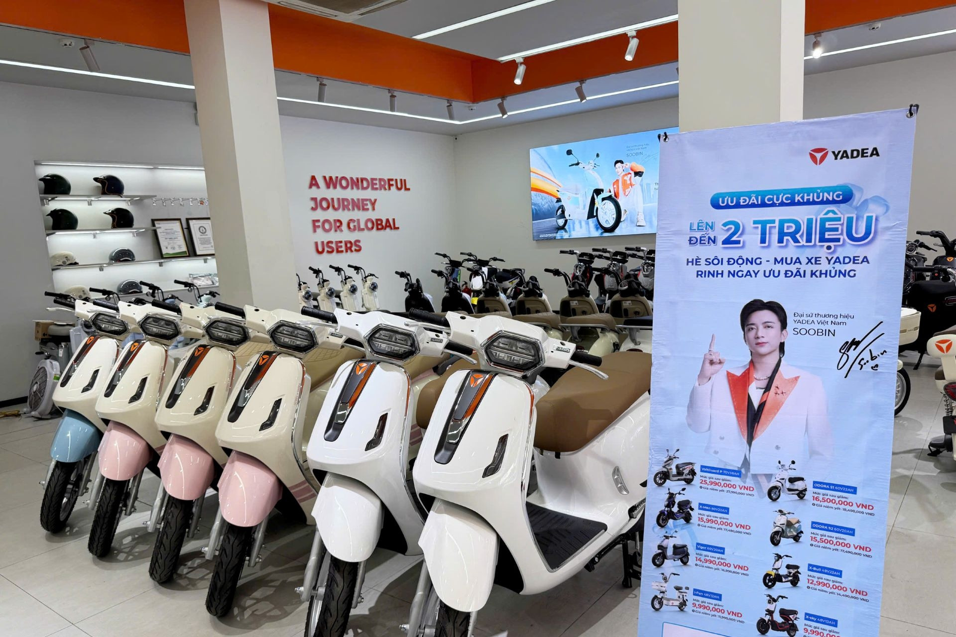 Yadea khởi động chương trình hỗ trợ người tiêu dùng chuyển đổi phương tiện xanh