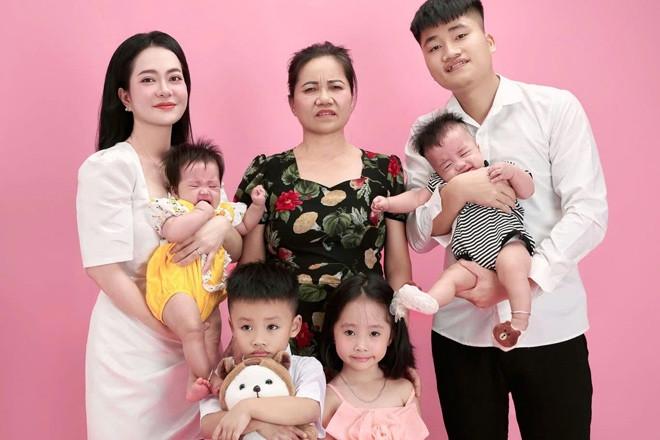 9X Hải Phòng sinh đôi 2 lần đều đủ trai đủ gái, được mẹ chồng cưng chiều hết mực