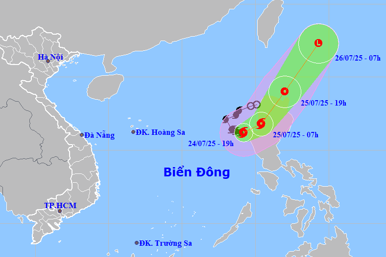 Bão số 4 Cỏ May di chuyển 'dị thường', vẫn quanh quẩn trên Biển Đông