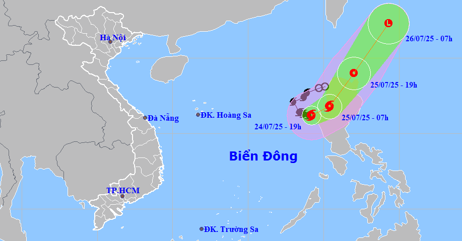 Bão số 4 Cỏ May di chuyển &amp;apos;dị thường&amp;apos;, vẫn quanh quẩn trên Biển Đông