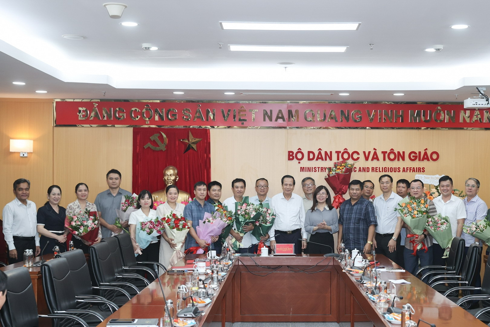 Bộ trưởng Đào Ngọc Dung gặp mặt cán bộ, công chức chuyển về Thanh tra Chính phủ