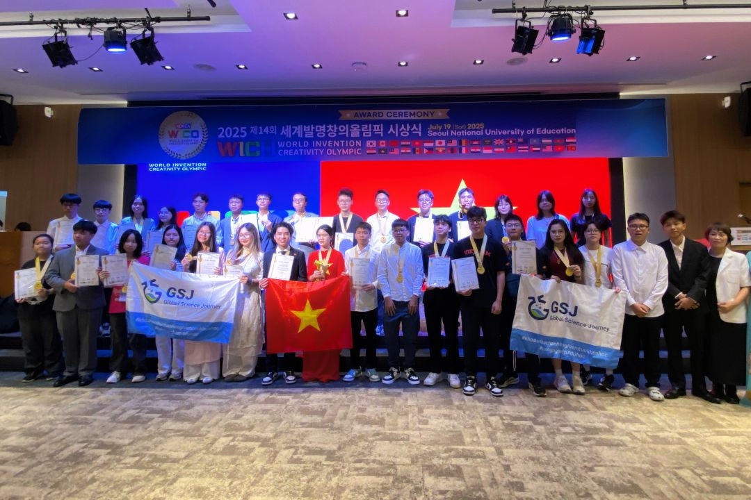 Việt Nam giành 6 HCV tại Olympic Sáng tạo Thế giới 2025