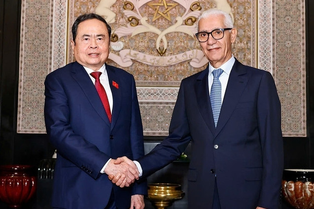Chủ tịch Quốc hội Trần Thanh Mẫn hội đàm với Chủ tịch Hạ viện Maroc
