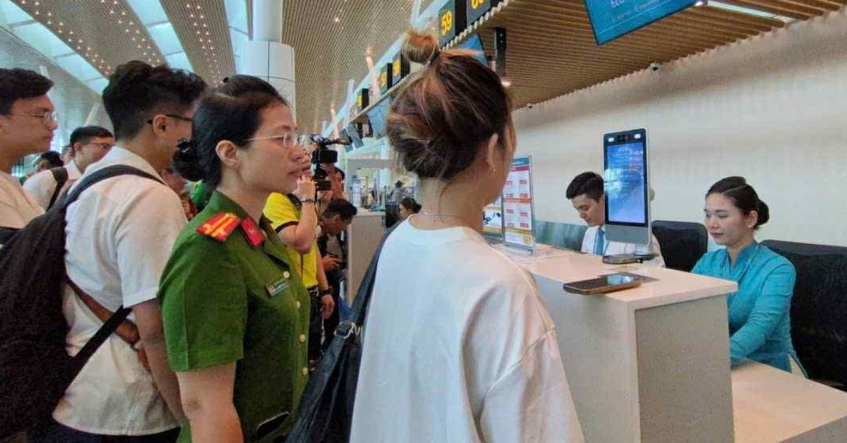 Hành khách đến nhà ga T3 được nhận diện khuôn mặt, không cần giấy tờ