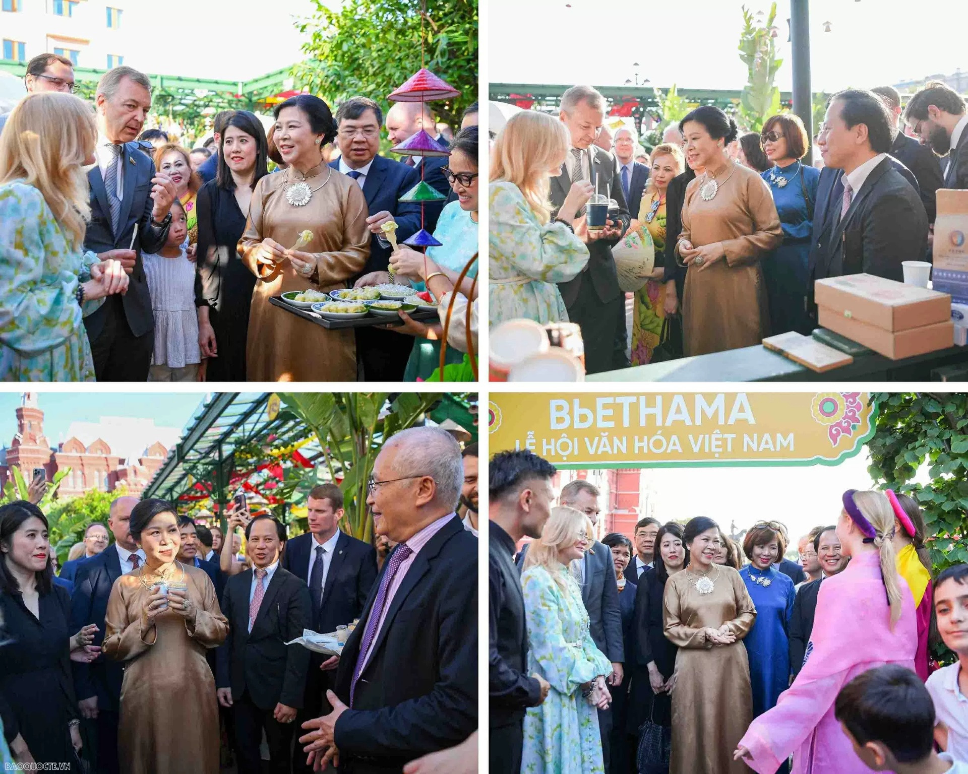 phu nhan ngo phuong ly va ban be nga xem mua roi nuoc thuong thuc com cafe viet nam giua quang truong do 20250726034129.jpg