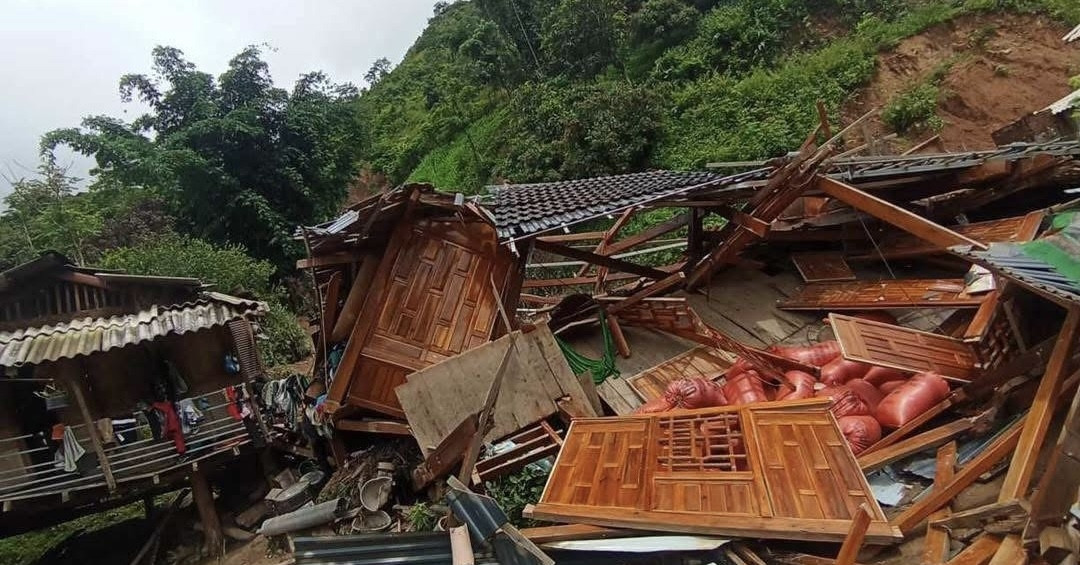 6 người chết và mất tích do mưa lũ tại Sơn La