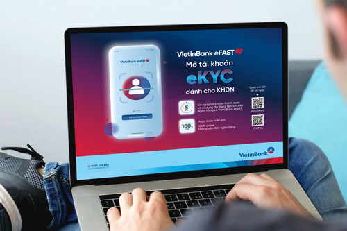 Mở tài khoản doanh nghiệp online với VietinBank eFAST