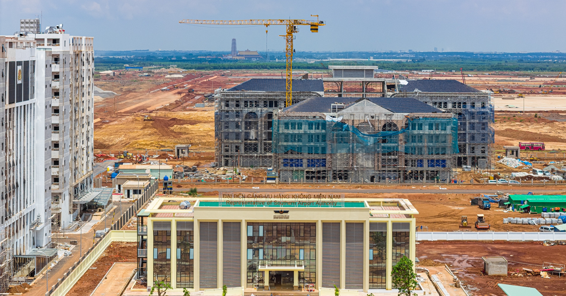 Nhiều hạng mục tại công trình sân bay Long Thành lộ diện