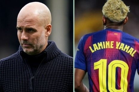 Pep Guardiola dội gáo nước lạnh so sánh Lamine Yamal với Messi