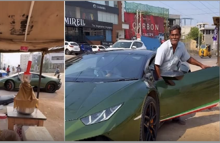 Chủ xe Lamborghini cho người bán hàng rong đi nhờ, hỗ trợ tiền cho trẻ em nghèo