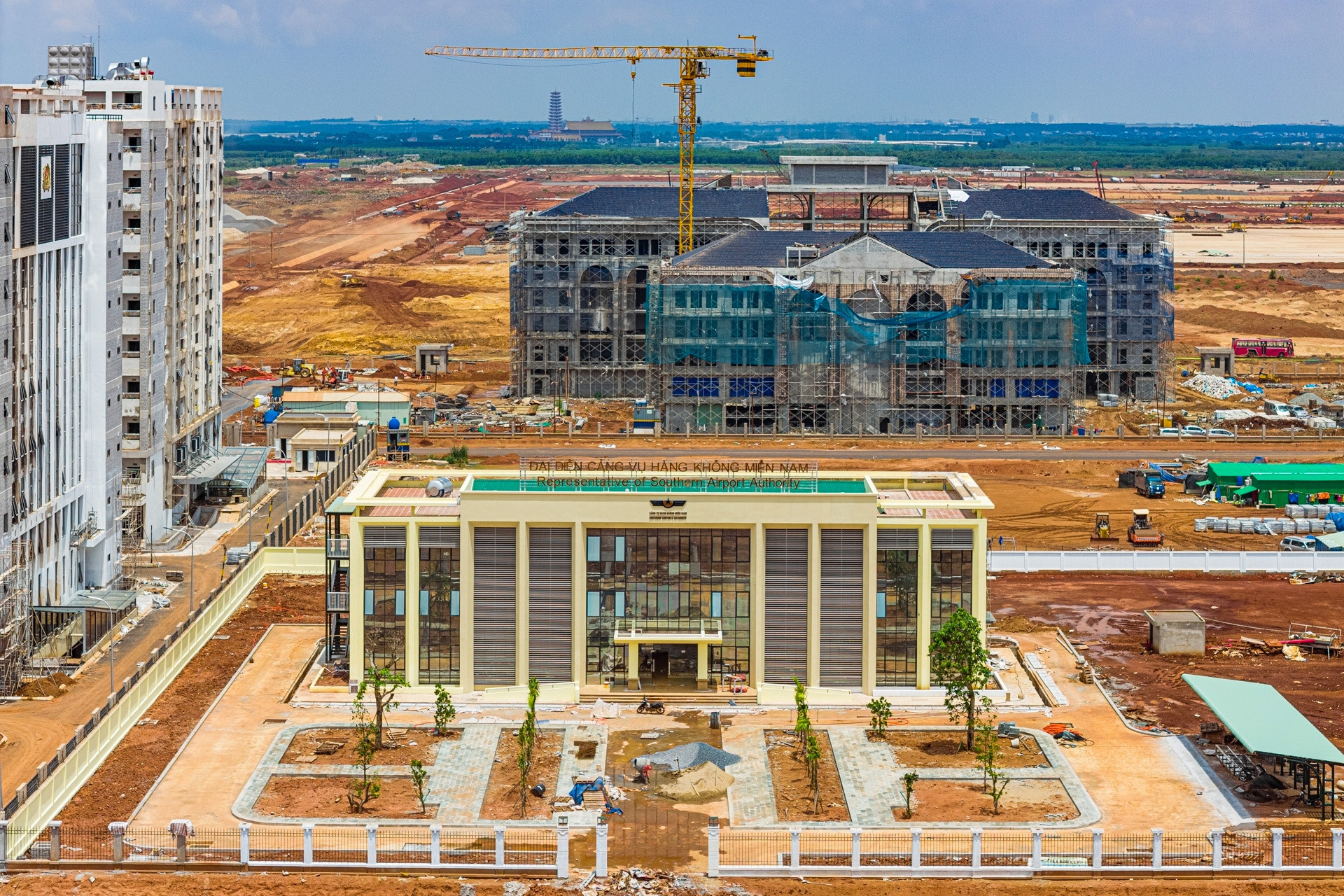 Nhiều hạng mục tại công trình sân bay Long Thành lộ diện