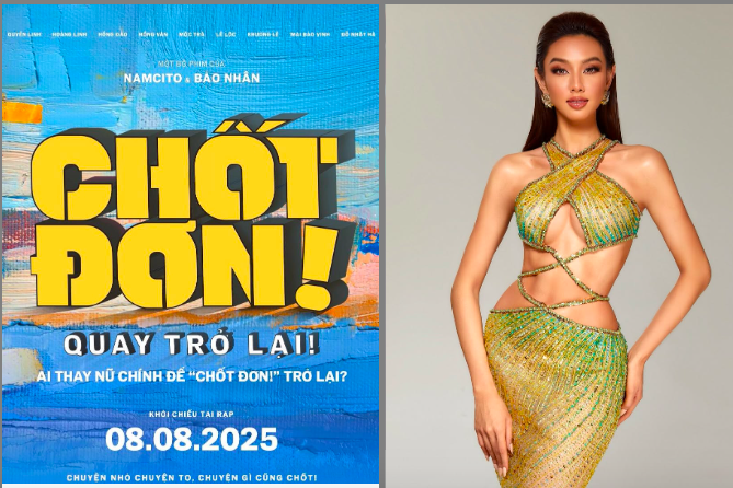 Phim 'Chốt đơn' thông báo trở lại rạp nhưng xoá tên hoa hậu Thuỳ Tiên