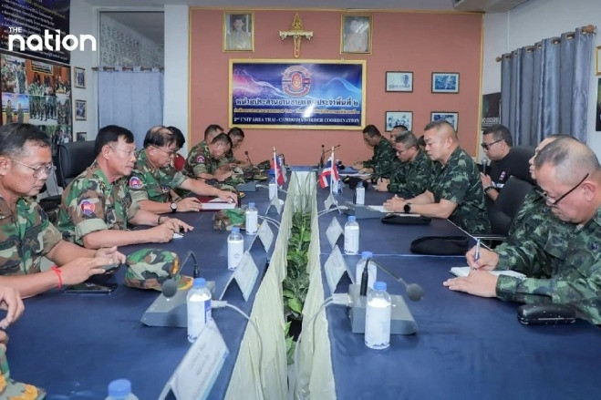 Quân đội Thái Lan và Campuchia hội đàm sau thỏa thuận ngừng bắn