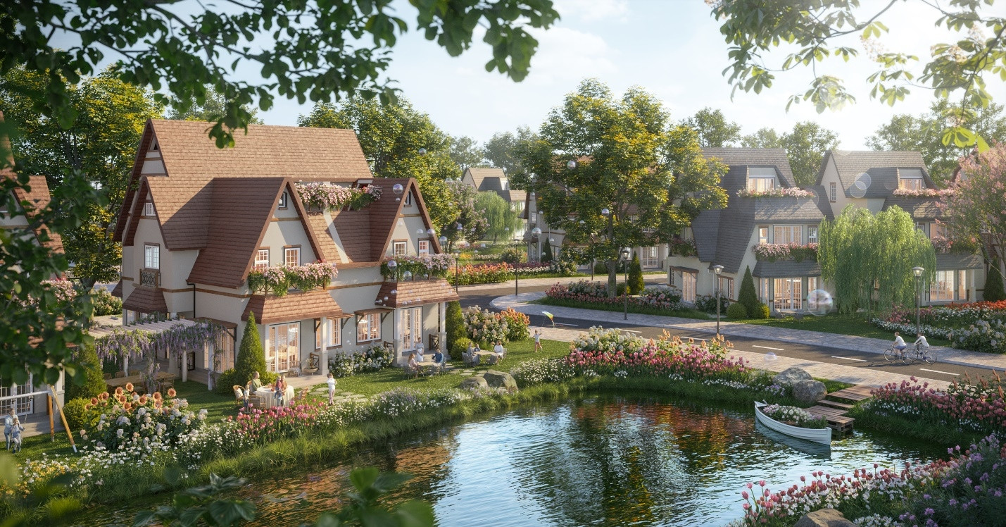 Đảo Châu Âu ở Eco Central Park: Không gian sống của nhà giàu bậc nhất miền Trung