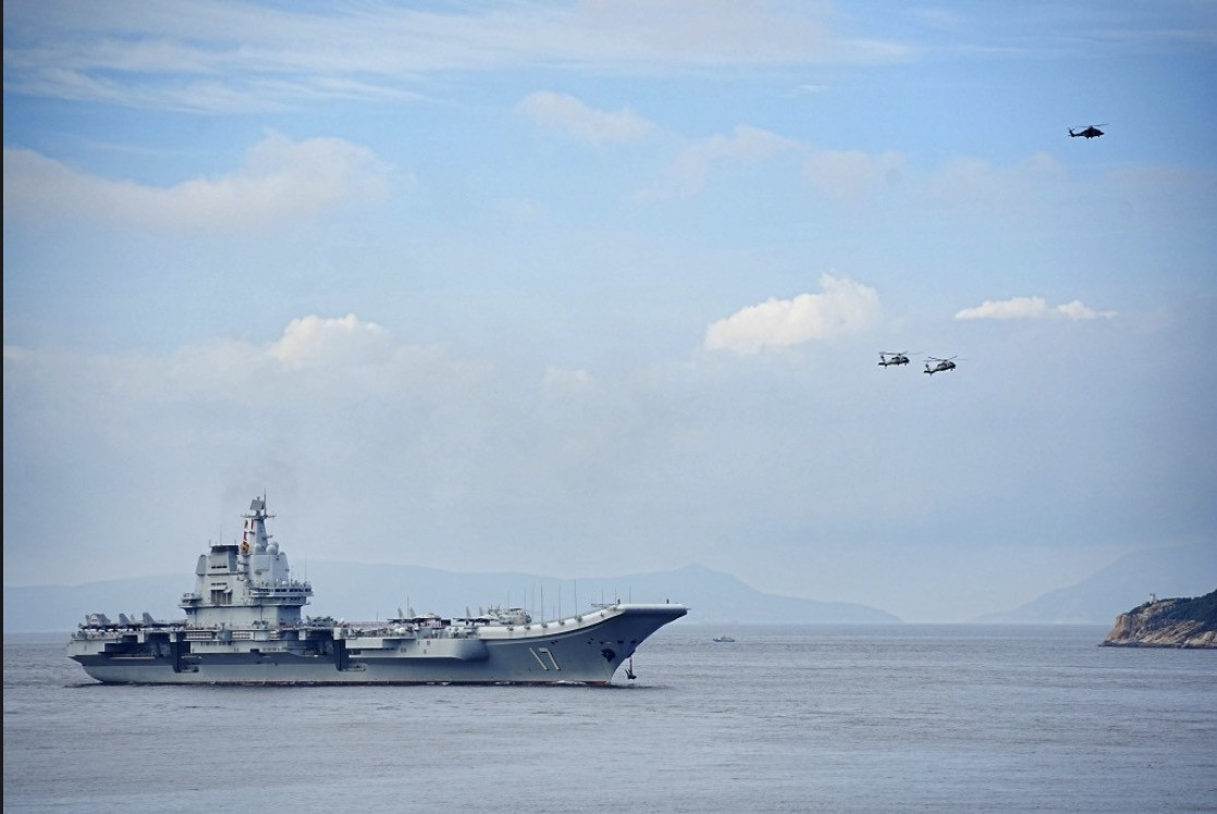 tàu sân bay Sơn Đông. Ảnh: The Standard