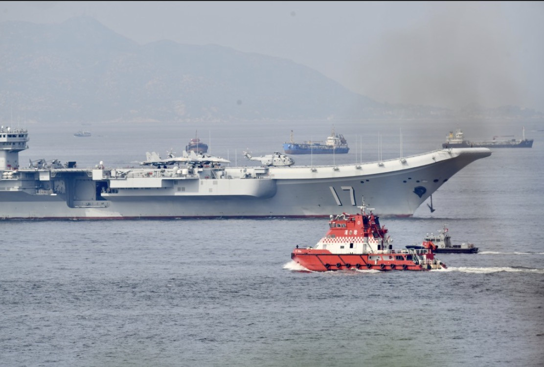 tàu sân bay Sơn Đông. Ảnh: The Standard