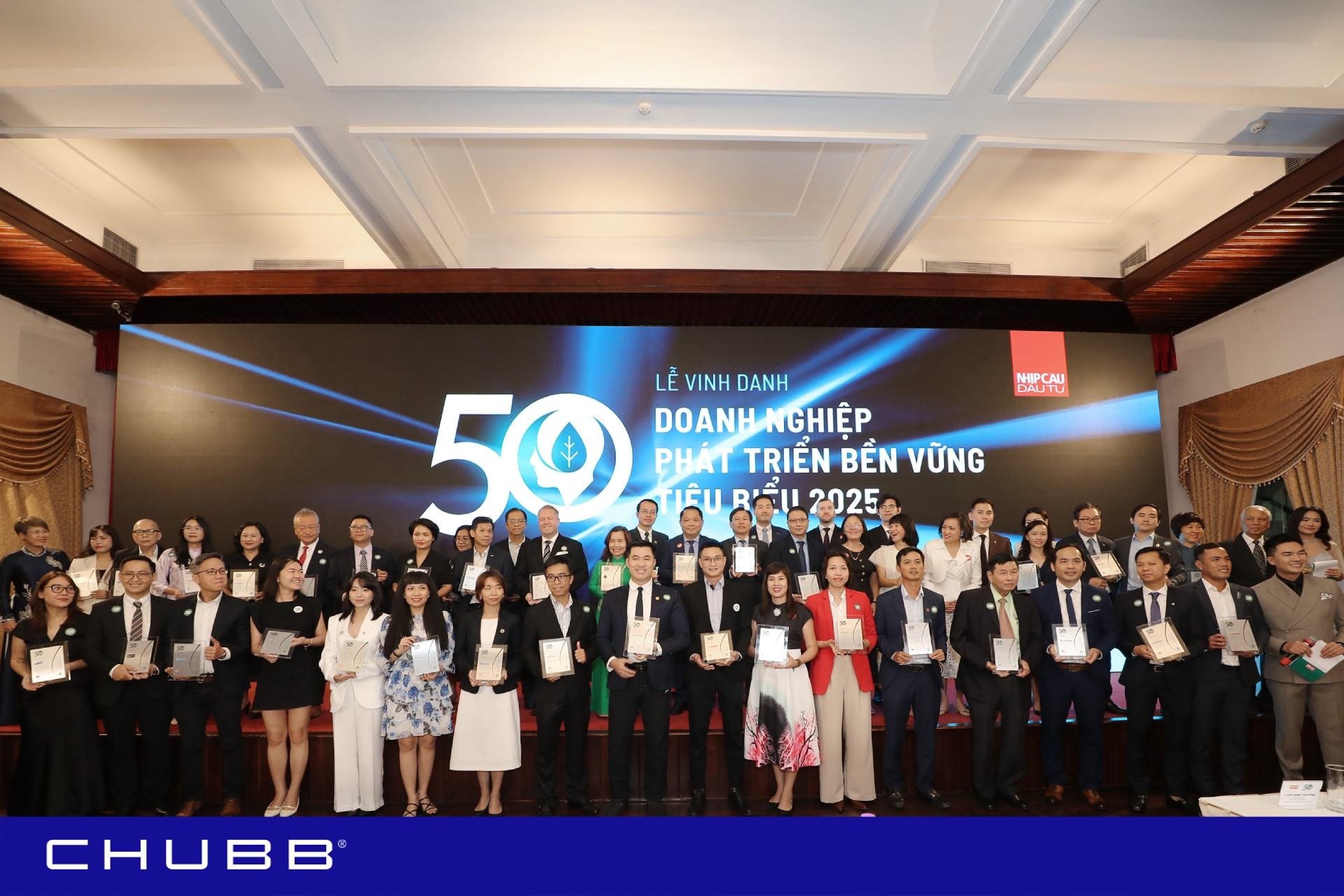 Chubb Life Việt Nam được vinh danh Top 50 Doanh nghiệp phát triển bền vững 2025